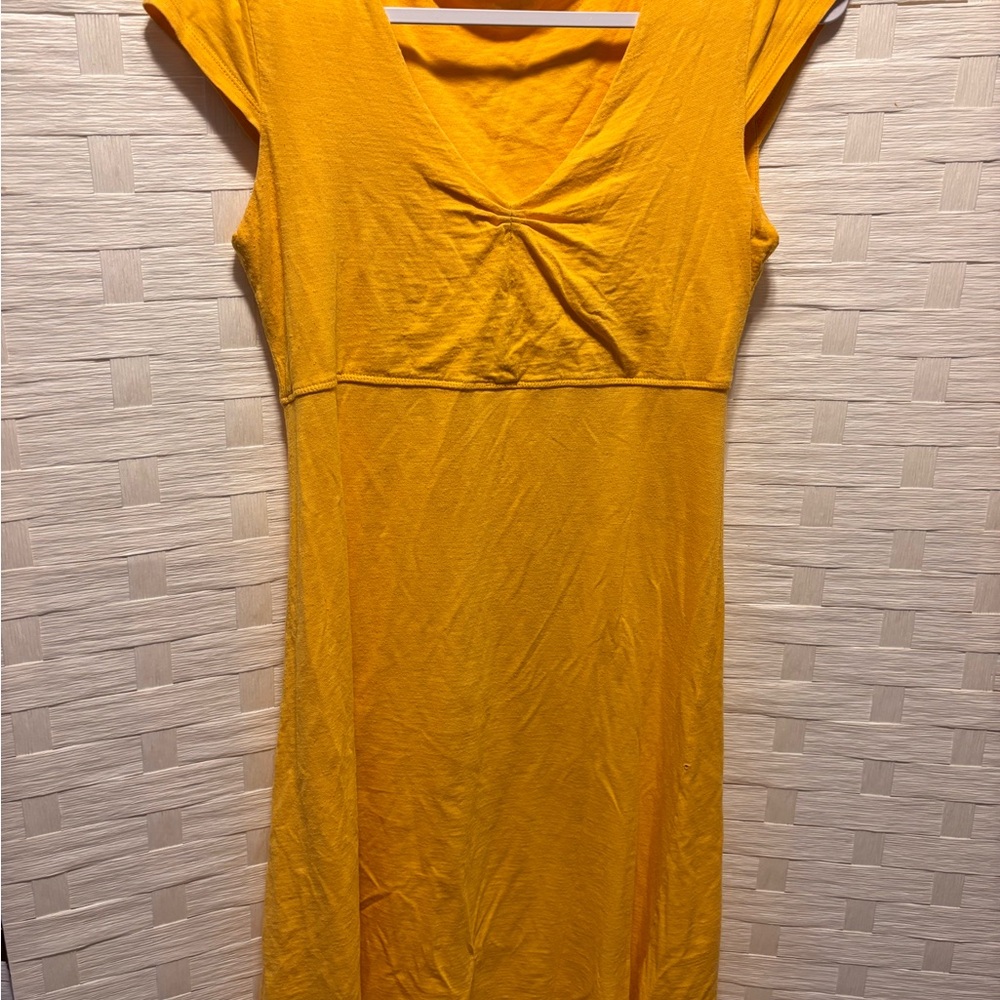 Horny Toad Vibrant Yellow Midi Dress